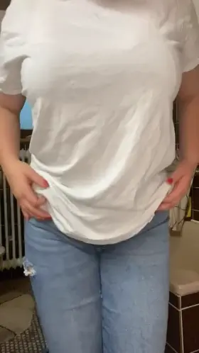 I finally built up the courage to show my chubby tummy… what do you think?