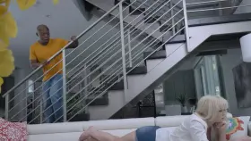 Curious Pawg Kay Carter can't help herself around BBC