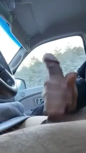 Masturbating when I should’ve kept my hands on the wheel. Oops