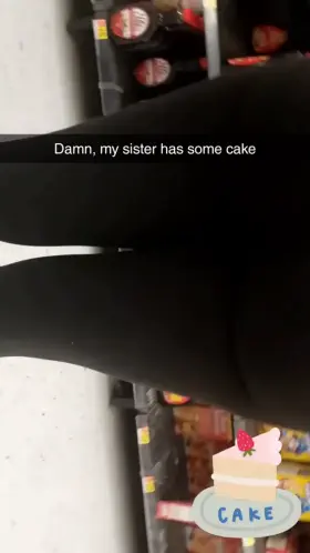 Sister has some cake