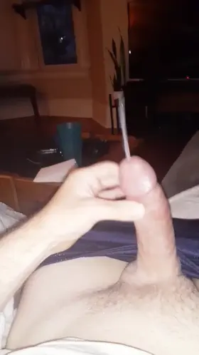 Just told my dick how many followers it has 😅