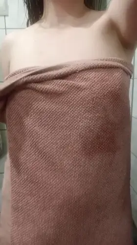 Do you want to take this towel off me?