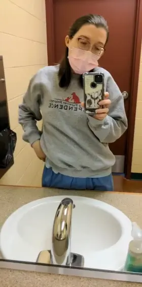 Trying to be naughty at work 😋