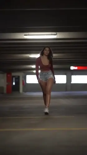 Hot Desi Canadian Beauty in Shorts