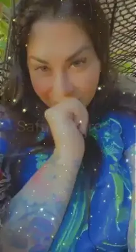 Having a relaxing day today flashing my tits in my hammock, what are you up to today?