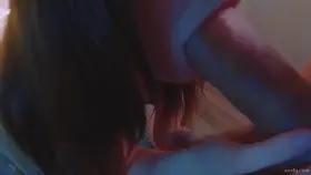 Sexy Babe Closeup Slow Cock Sucking