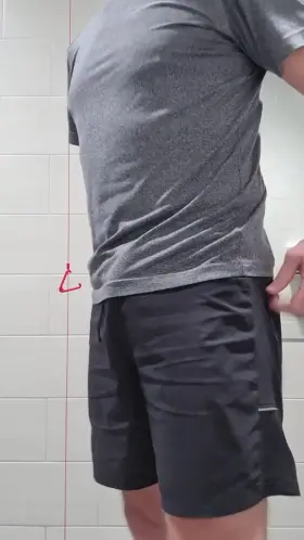 Just before a gym session! 😛