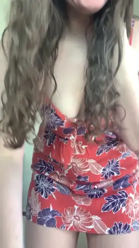 do you like what's under my sundress? 😇
