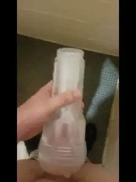 Would you be satisfied with this much cum? ( Virgin transgender girl.)