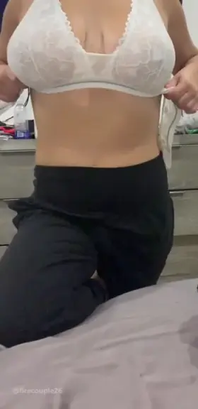 My husband said my tits are too small :( can you help me prove him wrong? [video]