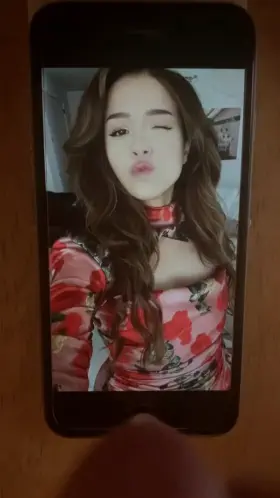 Pokimane getting blasted with a thick load