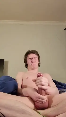 After days of edging she finally let me cum! My trainer is merciless! Sorry for the weird faces, that orgasm was intense!