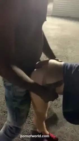 Interracial sex in public