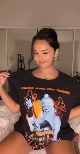 look what my shirt says… 👀 (reveal)