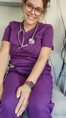 I can't get a good reading on your blood pressure, apparently your heart rate is too high... I wonder why that is?