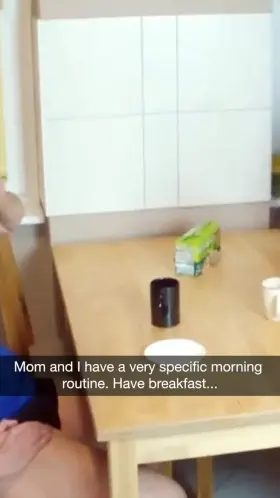 Moms morning routine
