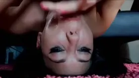 Babe With Pretty Eyes Takes His Cum