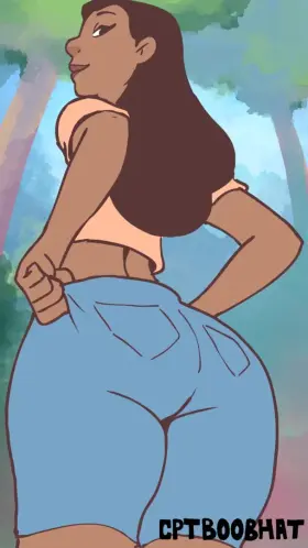Nani showing her goods (Cptboobhat) [Lilo and Stitcg]