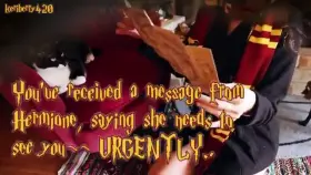 Hermione has some fun with you...and Fluffy (OC)