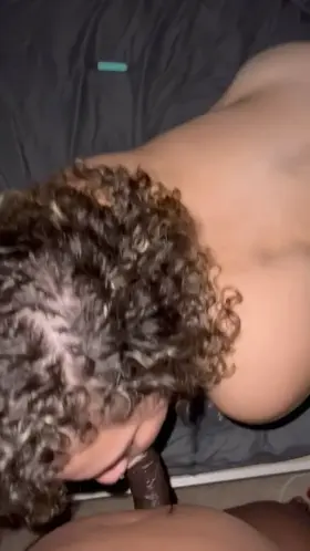 Giving him some throat before taking his dick