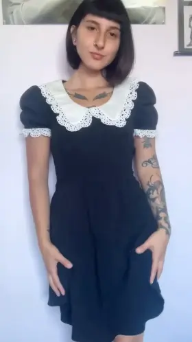 You can have your way with me, I wore this easy access dress just for you