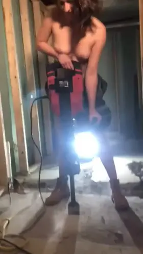 The construction workers made sure I was safe