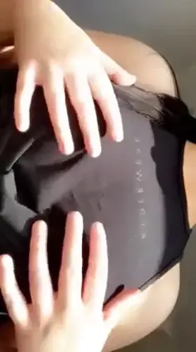 Revealing my big soft tits for you... 😈 [OC]