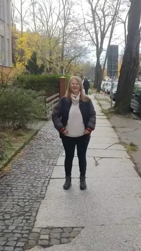 And such a walk down the street with a surprise...heh