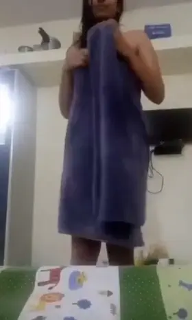 Desi Bhabhi Towel Drop