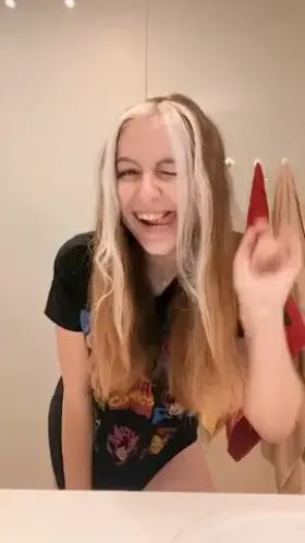 posted something like this a few months ago here... but without my face in it and before my nipple piercings. How do you like the upgrade? 😜