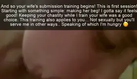 The real training begins and it's just not hers [Wife's submission training part 2]