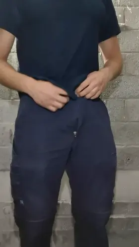 Hurry! There's no time to take off my shirt.