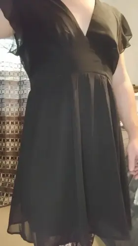 Have to wear a dress while doing chores.