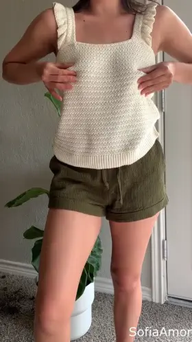 Just your average girl next door who happens to have huge natural perky tits, you should come over and play with them sometime 😉 (OC)