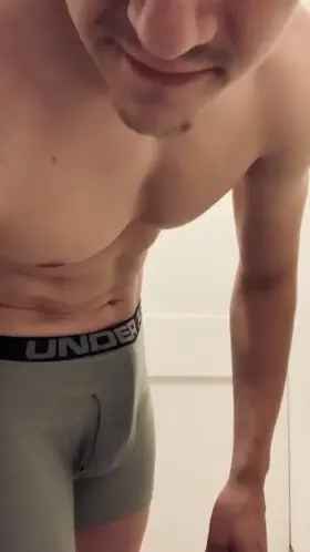 You ladies liked my grey undies last time so how about a side view?