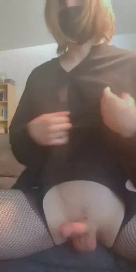 Could I mesmerize you with my girl cock?