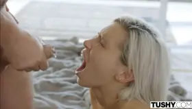 Kacey Jordan takes a huge facial