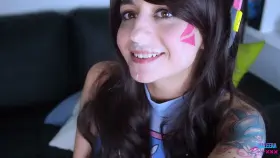 Showing off my glazed face :)