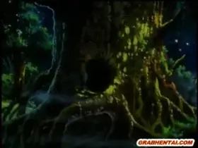 Fit female warrior gets captured and then destroyed by monsters giant dick