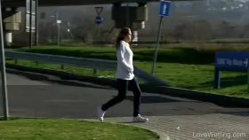 Quick Pee Outside the Service Station