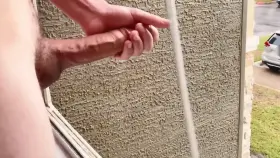 Sharing the fun (solo male, window cumshots)