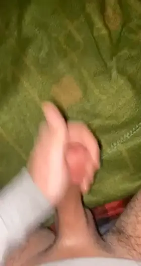 Huge cumshot after 2 hours of edging.