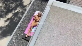 checking out my downstairs neighbor... 👀