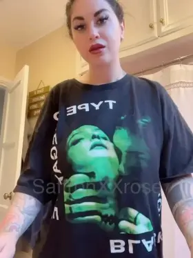 This shirt really hides my massive tits well