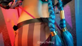 Jinx from Arcane by Aery Tiefling [OC]