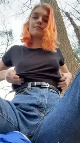 I love taking a break on my nature walks to be a little risky