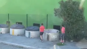 The matching outfits were a nice touch