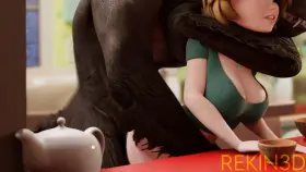 Aunt Cass getting pounded (Rekin3D)