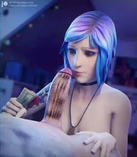 Chloe Price deepthroat blowjob (fjaye) [Life is Strange]