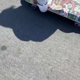 Skateboarding while twerking